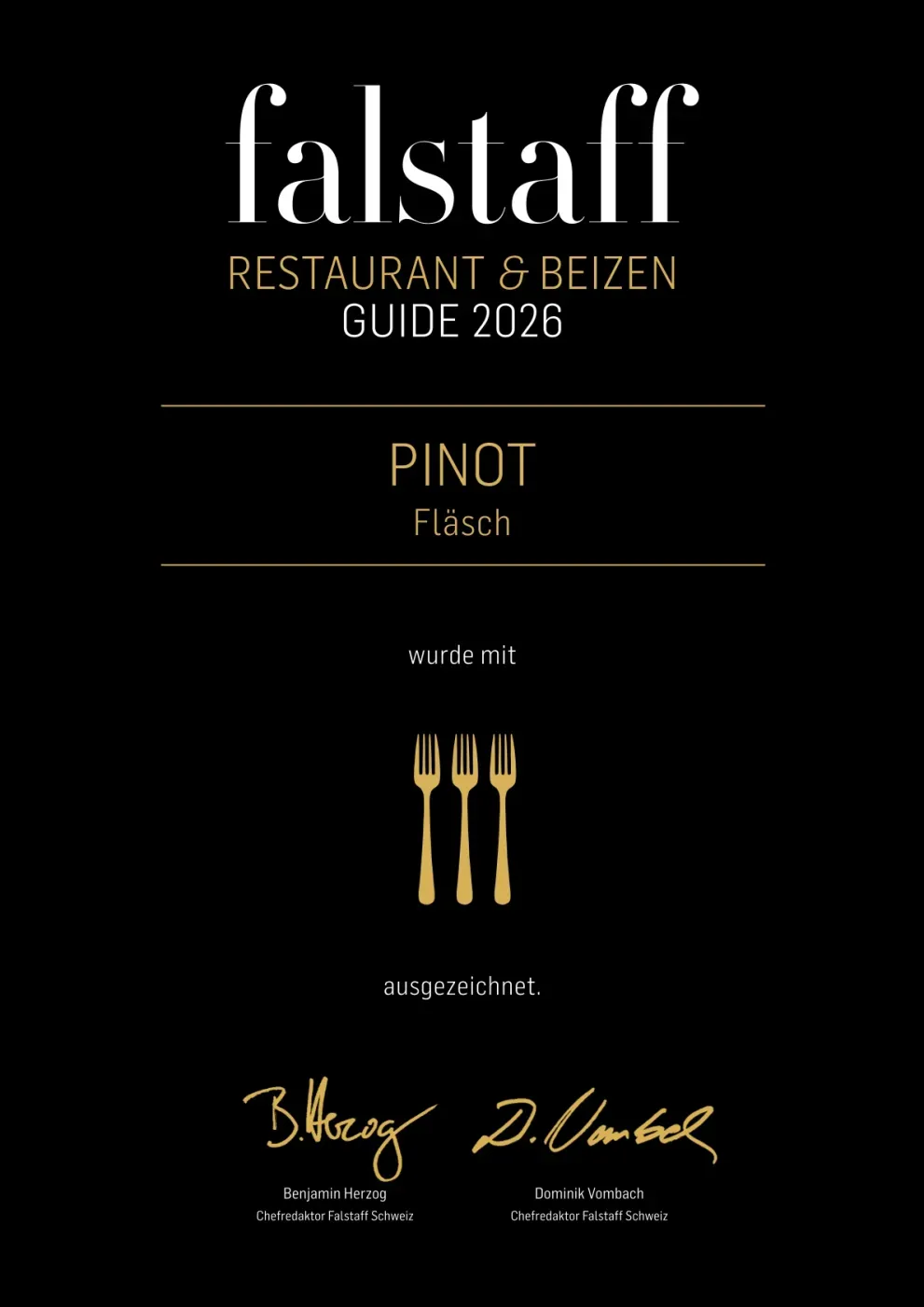 falstaff - Restaurants & Beizen Guide 2026